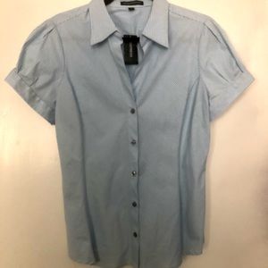 Express Fitted Button-Down Shirt, NWT